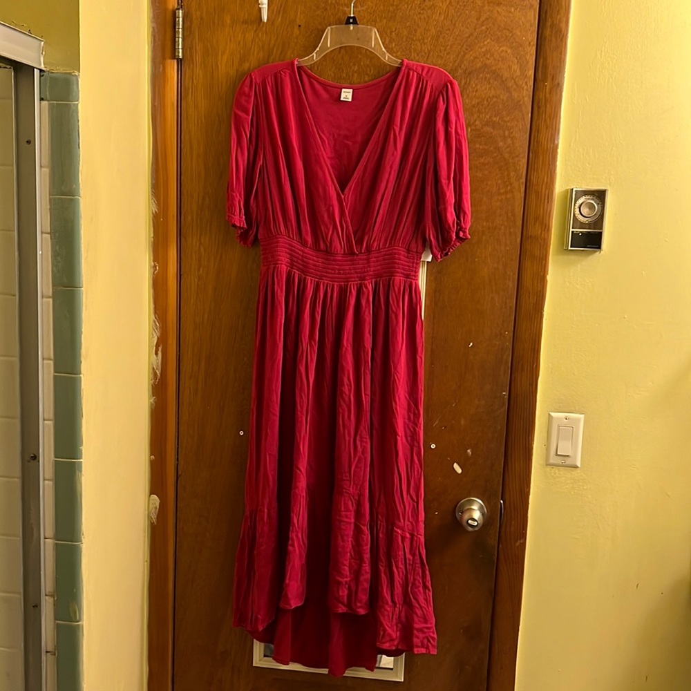 👗 Old Navy hot pink dress size Medium NWT